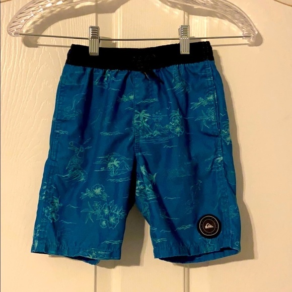 Quicksilver swim shorts little boy sz 6 - Picture 1 of 5